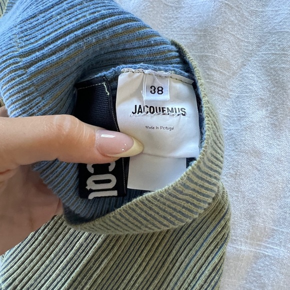 Jacquemus green La maille valensole tank top - Picture 5 of 5